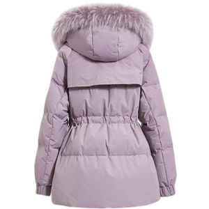 Vestes en fourrure pour femmes, blouson chaud d'hiver de haute qualité, doudoune à bulles dans le dos, fourrure durable, grande taille, - Product Image 2