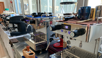 Máquina de Café Espresso Profesional Manual para Barista, Cafetera Italiana Comercial de la Mejor Calidad