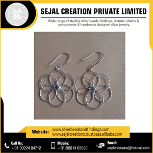 Sejal Creation 925 Sterling Silver Dangle <b>Earrings</b> Fine Party Jewelry <b>Emerald</b> Opal Topaz Gemstones Bulk Exported <b>Drop</b> <b>Earrings</b> - Product Image 6