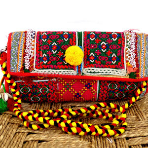 Vente chaude Vintage Banjara Style Kutch broderie femmes pochette sacs à main indien Tribal Kutch broderie Banjara Style pochette - Product Image 1