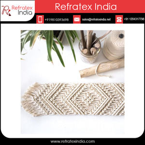 Camino de mesa de macramé, proveedor indio - Product Image 6