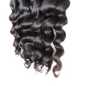 La mejor máquina de trama natural remy, extensiones de cabello humano virgen rizado sedoso - Product Image 1