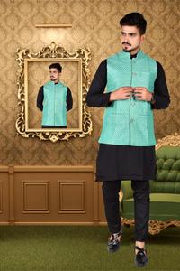 ขายร้อนผู้ชายสไตล์การออกแบบ Kurta ดั้งเดิมปัญจาบสำหรับประเทศในเอเชียใต้จากบังคลาเทศ2021 - Product Image 4