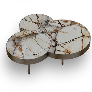 โต๊ะกาแฟโลหะทอสำหรับห้องนั่งเล่นหรูหราผลิตด้วยมือในราคาไม่แพงส่งตรงจากโรงงาน - Product Image 2