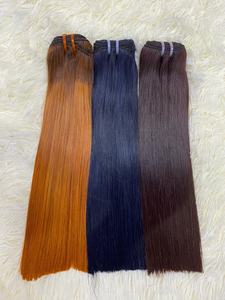 ผมมนุษย์ผมธรรมชาติแท้สีตรงเป็นมัดผมมนุษย์ผมบริสุทธิ์จากเวียดนาม - Product Image 6