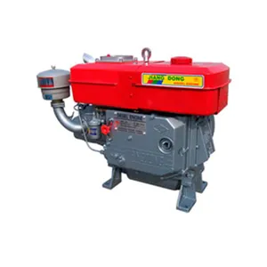 Phạm Vi Tuyệt Vời Làm Mát Bằng Nước 4 Stroke Single Cylinder JIANG DONG S1100 Động Cơ Diesel