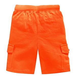 Capri long en coton pour homme Short cargo élastique décontracté avec plusieurs poches - Product Image 3