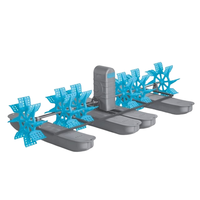 Rueda de paleta flotante para acuicultura, máquina de aireación de superficies de estanque de peces, 3 HP, de alta resistencia, los mejores precios de la India