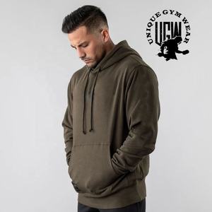 Sweat-shirt de sport pour homme avec logo personnalisé en gros, faible MOQ, vêtements de sport respirants, séchage rapide, coton/polyester écologique - Product Image 2