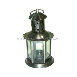 Meilleur décor à la maison indien élégant fantaisie nouveau gros métal bougie lanterne meilleure qualité à la main concepteur bougeoir - Product Image 1