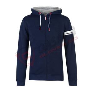 Full zip us Patchwork Haute Qualité Personnalisé-Blanc Polyester Sport Hoodies Crochet Méthode De Tissage pour L'usage des vêtements - Product Image 3