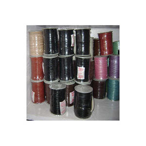 Various Sizes Round <b>Leather</b> <b>Cord</b> with Metal Findings 1mm 2mm 3mm 4mm 5mm 6mm 8mm for Jewelry Making - Product Image 1