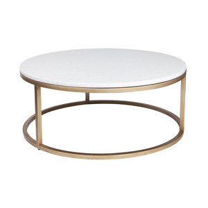 Modern Nesting Coffee <b>Tables</b> Gold Plated Iron Frame Marble White Top Living Room <b>Centre</b> <b>Table</b> Rust Proof Coated Home Furniture - Product Image 3