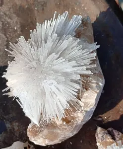 En İyi kalite doğal Scolecite kristalleri küme mineraller numune toptan kümeleri satın AAMEENA akik
