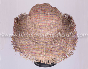 Chapeau de pêcheur à franges à bord métallique HSH 0023 F - Product Image 4