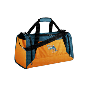 Bolsa de lona deportiva de moda de alta calidad para viajes Cierre de cremallera personalizable Nuevo diseño Tela de sublimación Poliéster Logotipo personalizado - Product Image 1