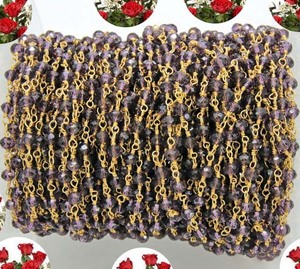 Perles de tourmaline multicolores en argent 925 poli, chaîne de connecteurs, pierres lisses et libres pour la fabrication de bijoux - Product Image 3