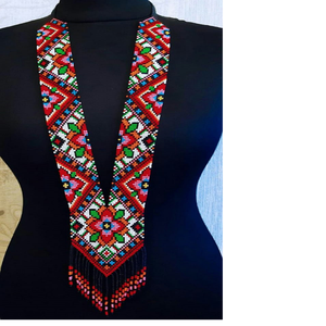 Collares de semilla de vidrio hechos a mano, se puede personalizar en su elección de colores y patrones, - Product Image 1