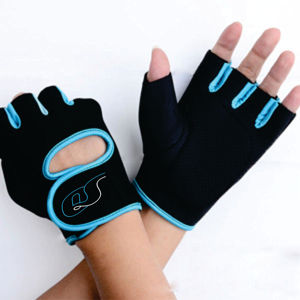 factory price cross fit <b>grips</b> leather palm protectors weightlifting gym gloves - Product Image 1