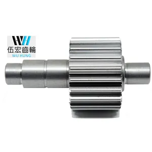 Factory CNC Machining High Precision S45C SCM440 SNCM220 Steel Spur Gear Shaft