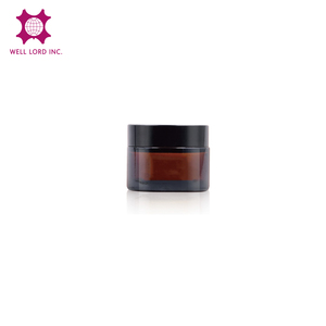 ขวดแก้วสีชาขนาด 50 มล. ฝาเกลียว สำหรับบรรจุภัณฑ์เครื่องสำอาง แบรนด์ดูแลผิว  พร้อมบริการสกรีนโลโก้ตามแบบ - Product Image 1