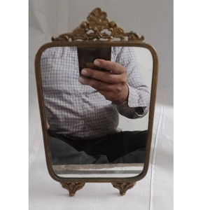 <b>Square</b> Vintage Mirror <b>Frame</b> Makeup Metal Mirror <b>Frame</b> for Home Hotel Living Room Decor - Product Image 1