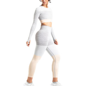 Conjunto Deportivo Fortune Apparel 2021 para Mujer, Leggings y Top Deportivo para Gimnasio y Yoga, Transpirable y de Secado Rápido, Spandex/Poliéster - Product Image 1