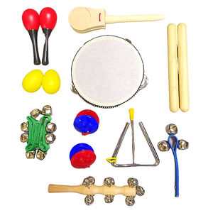 LT10H-juego de instrumentos musicales de madera para niños pequeños, música de percusión educativo de juguete, aprendizaje de madera - Product Image 2