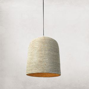 Brouillard en plastique blanc, vintage 2022, cordes en plastique mélangées, cadre d'ombrage pour lampes de plafond - Product Image 2