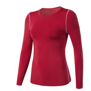 2025 OEM Custom Compression Base Layer Shirts Mejor calidad Fitness Casual Tallas grandes Camisetas de mujer Nueva moda Invierno Tops para - Product Image 1