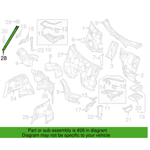 ที่ค้ำแผงครอบ2056280724สำหรับ <span class=keywords><strong>Mercedes</strong></span> C300 W205 OEM - Product Image 6