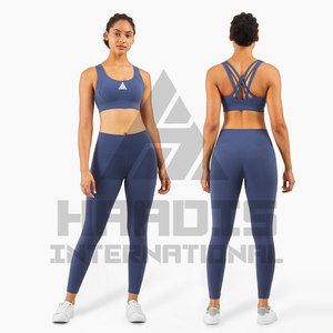 Fitness Wear Woman Yoga <b>Set</b> Plus Size Customized Yoga <b>Set</b> Low MOQ Light <b>Weight</b> <b>Women</b> 2pcs Yoga <b>Set</b> - Product Image 4