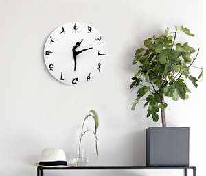 Mejor Vendedor 3D acrílico decorativo <span class=keywords><strong>de</strong></span> la pared <span class=keywords><strong>de</strong></span> <span class=keywords><strong>ballet</strong></span> reloj diy con adhesivo para la habitación - Product Image 2