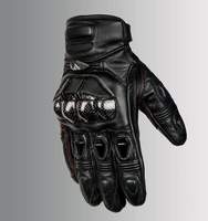 Gants en cuir noir basiques de haute qualité pour hommes, personnalisés pour la course, la moto, l'hiver, la plage, les sports, le cyclisme en extérieur et les fêtes