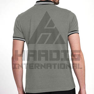 Camiseta de golf de alta calidad 100% algodón transpirable Polo camisetas Polo al por mayor diseño personalizado Polo camisetas - Product Image 3