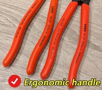 Pince combinée en acier durable de qualité supérieure de Taïwan, à levier élevé, mâchoires dentelées usinées avec précision, surface polie, pour la coupe, OEM