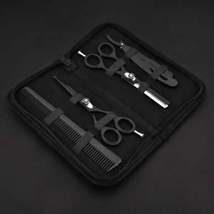 Ciseaux de barbier professionnels en acier inoxydable pour droitiers avec 32 dents, 6 pouces, outils de coupe de cheveux de salon - Product Image 3