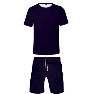 2022 Factory Wholesale Blank Unisex Full Color Workout Yoga Fitness Gym Sports <b>Swim</b> Beach Vest <b>T</b> <b>Shirt</b> Short Pants Set - Product Image 3