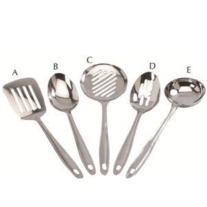 Mini Stainless Steel <b>Serving</b> <b>Spoon</b> Ladle Set with Modern Design Eco-Friendly Customizable Color & Logo for Home Kitchen Utensils - Product Image 4