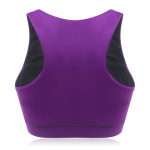 Whole Sale Hot Sale Wireless Running High Support <b>Racer</b> Back Plain Color Fitness Wears Sports <b>Bra</b> - Product Image 2