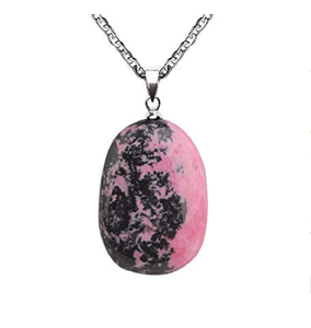 จี้หินคุณภาพสูงโรโดไนท์จี้หินบำบัดแบบผลึกหินอัญมณีอาเกต - Product Image 5