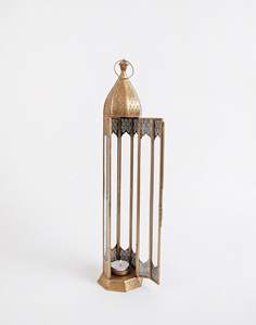 Linterna de metal de alta calidad, color personalizado para decoración navideña festiva, diseño único con logotipo personalizado - Product Image 1