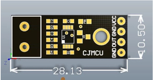 Amplificateur de thermopile à large plage de température Taidacent, circuit <span class=keywords><strong>AD8495</strong></span>, amplificateur de thermocouple, compensation de jonction froide - Product Image 6