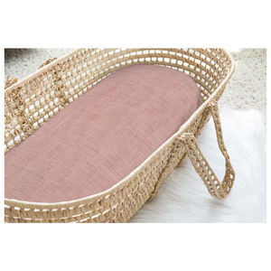2021 Trendy Fashion Super Soft <b>100</b>% Organic Cotton Bassinet Sheets - Product Image 1