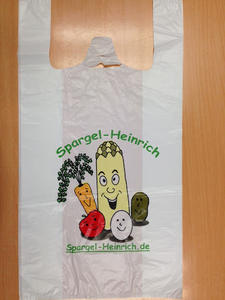 Factory Price HDPE LDPE Biodegradable Food Grade Side Gusset <b>Packaging</b> <b>Bag</b> with Vest Handle and Gravure Printed Custom Orders - Product Image 5