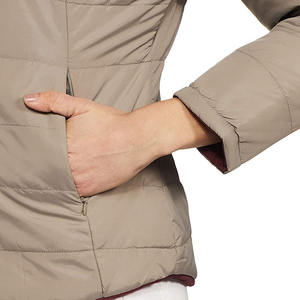 2025 chaqueta acolchada con cremallera larga de moda para mujer hecha a medida transpirable nailon algodón impermeable estilo holgado soporte impreso - Product Image 6