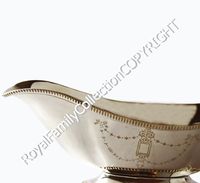 Porte-sauce en métal argenté Sheffield, design contemporain, capacité 0,3 L, écologique, forme irrégulière, pour restaurants, hôtels, usage royal