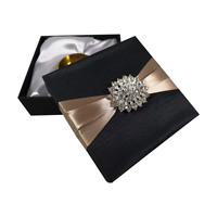 Boîte cadeau en soie thaïlandaise, pour bijoux et emballage Premium,