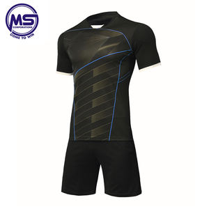 Superb Latest Men Soccer Sets Team Sports Wears Clothing Training Shorts Sleeves Best Design Men Uniforms - Product Image 2