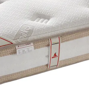 豪华舒适睡眠 5 星级酒店式压缩箱超软泡沫海绵袋装弹簧床垫价格: